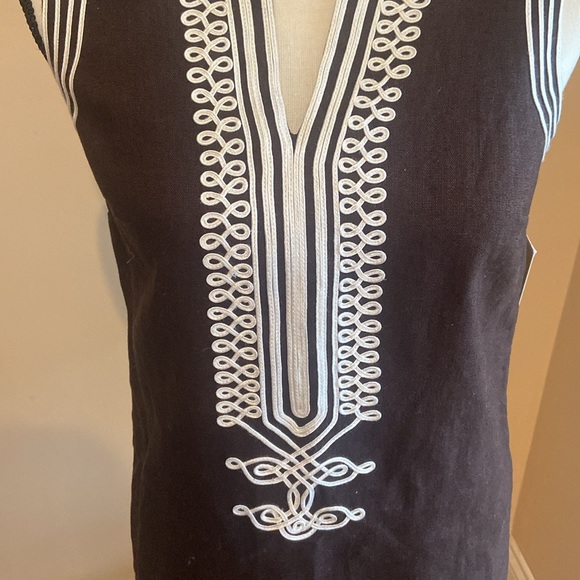 MICHAEL MICHAEL KORS NWT Size 2 Sleeveless Brown Linen Dress - Picture 2 of 13